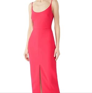 Christian Siriano Coral Slip Dress